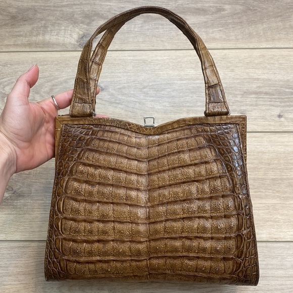 Vintage Genuine Alligator‎ handbag - Picture 10 of 16
